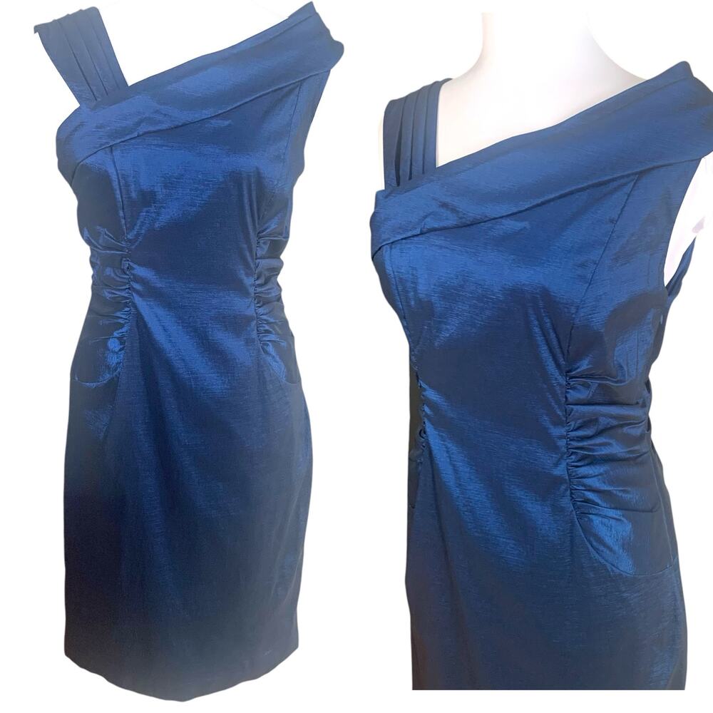Adrianna Papell Midnight One-Shoulder Dress